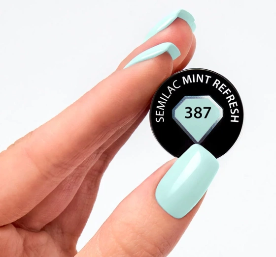 Semilac Soulmate Mix lakier hybrydowy 387 Mint Refresh 7 ml