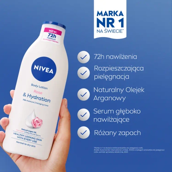 NIVEA Rose Touch nawilżający balsam do ciała 400 ml