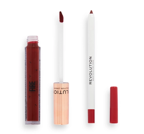Makeup Revolution Fantasy Fire zestaw kosmetyków do ust