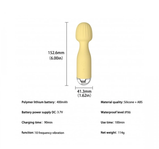 Boss Series Mini Wands wibrator masażer do ciała i miejsc intymnych Różdżka
