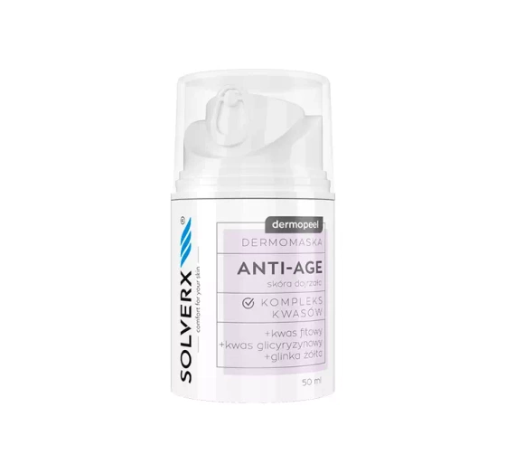Solverx Dermopeel Anti-Age przeciwstarzeniowa maska do twarzy 50 ml