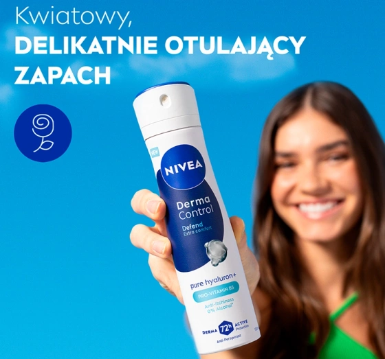 NIVEA Derma Control antyperspirant w sprayu dla kobiet Defend 150 ml