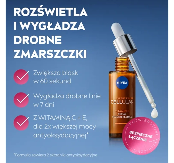 NIVEA Cellular Expert Filler Vitamin C serum rozświetlające do twarzy 30 ml