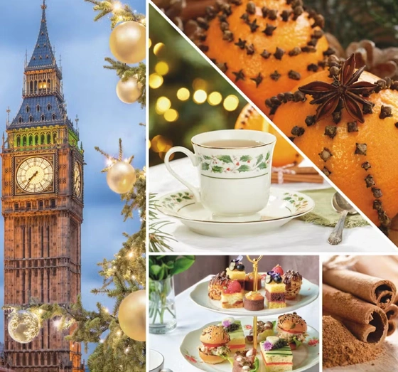 Yankee Candle wosk zapachowy do kominków London Christmas Tea 22 g