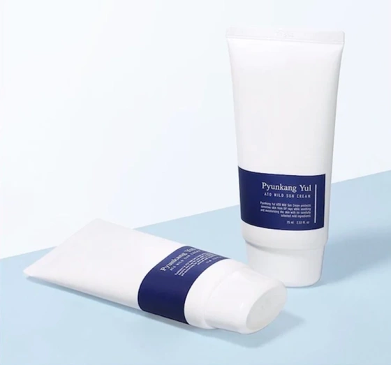 Pyunkang Yul Ato Mild Sun Cream przeciwsłoneczny krem do twarzy 75ml