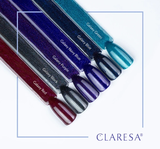 Claresa hybrydowy lakier do paznokci Galaxy Green 5 g