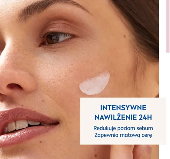 NIVEA 24h Nawilżenia matujący krem do twarzy na dzień 50 ml