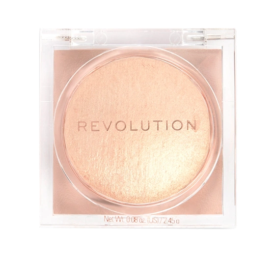 Makeup Revolution Beam Bright rozświetlacz do twarzy Bronze Baddie 2,45g