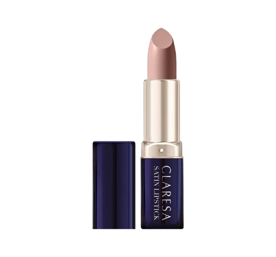 Claresa Satin Lipstick kremowa pomadka w sztyfcie z satynowym wykończeniem 01 Whisper 4 g