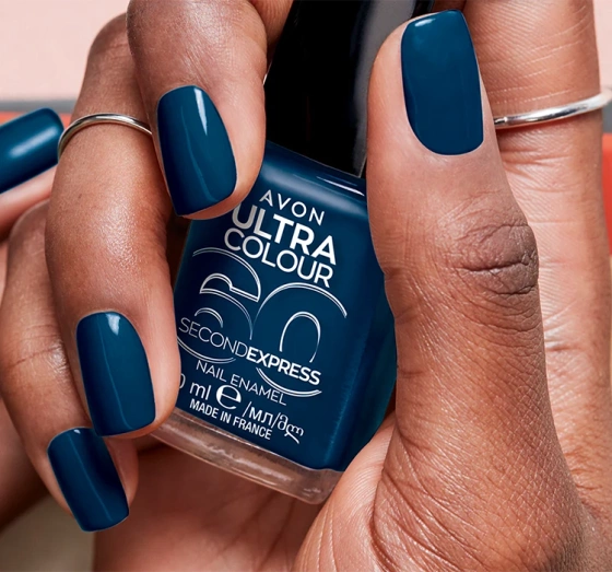 Avon Ultra Colour 60 Second Express szybkoschnący lakier do paznokci Cheers In The Sea 10 ml