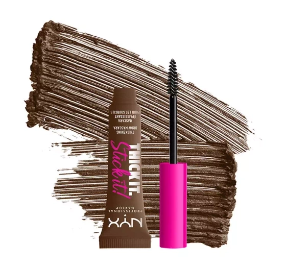 NYX Professional Makeup Thick It Stick It brow mascara tusz do brwi 06 Brunette 7 ml