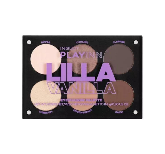 Inglot PlayInn paleta cieni Lilla Vanilla 8,4g