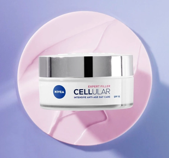 NIVEA Cellular Expert Filler zestaw serum 30 ml krem do twarzy SPF15 50 ml