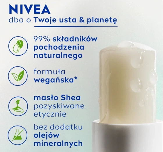 NIVEA Hyaluron Lip Moisture Plus nawilżający balsam do ust w sztyfcie 5,2 g