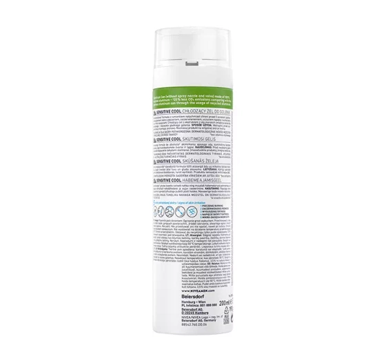 NIVEA MEN Sensitive Cool chłodzący żel do golenia dla mężczyzn 200 ml