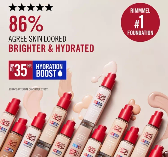 Rimmel Lasting Finish 35HR podkład do twarzy 100 Ivory 30ml