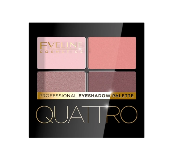 Eveline Cosmetics Quattro Eyeshadow paleta 4 cieni do powiek 12 7,2 g