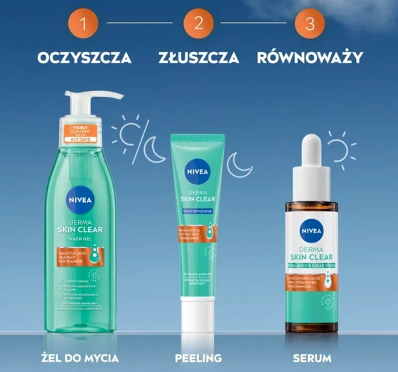 NIVEA Derma Skin Clear serum normalizujące do twarzy 30 ml