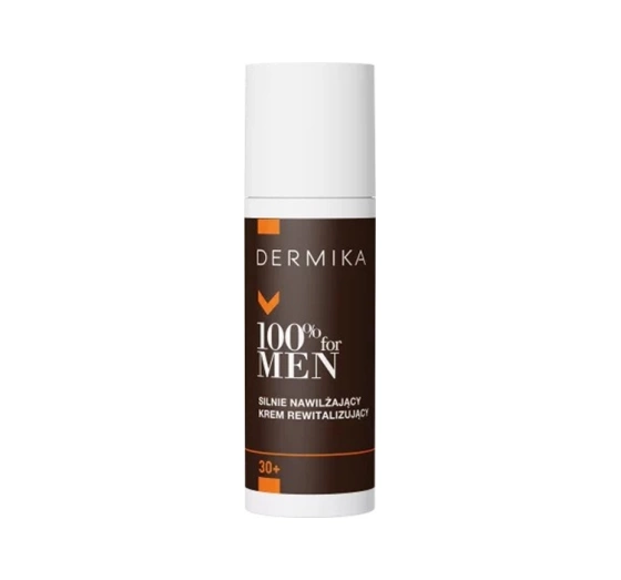 Dermika 100% For Men silnie nawilżający krem rewitalizujący na dzień i na noc 30 50 ml