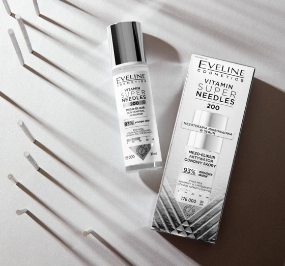 Eveline Cosmetics Super Needles Vitamin 200 mezo-eliksir aktywator odnowy skóry 30 ml
