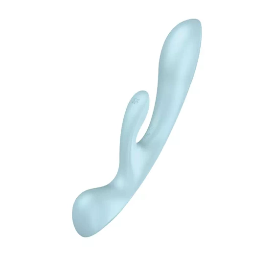 Satisfyer Triple Oh wielofunkcyjny wibrator dla par Light Blue