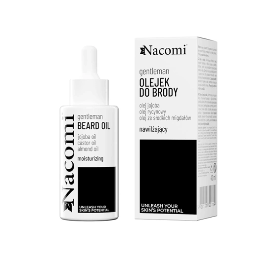 Nacomi Gentleman nawilżający olejek do brody 40 ml