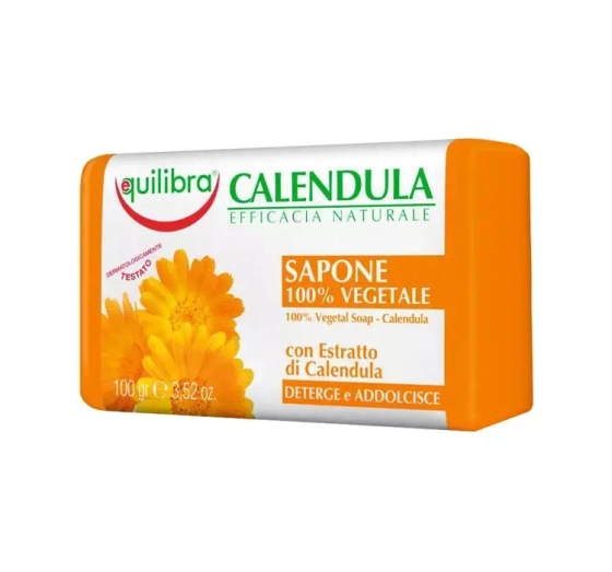 Equilibra Calendula naturalne mydło do ciała z nagietkiem 100 g