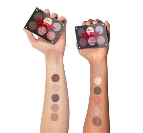 Inglot PlayInn paleta cieni Blurry Berry 8g