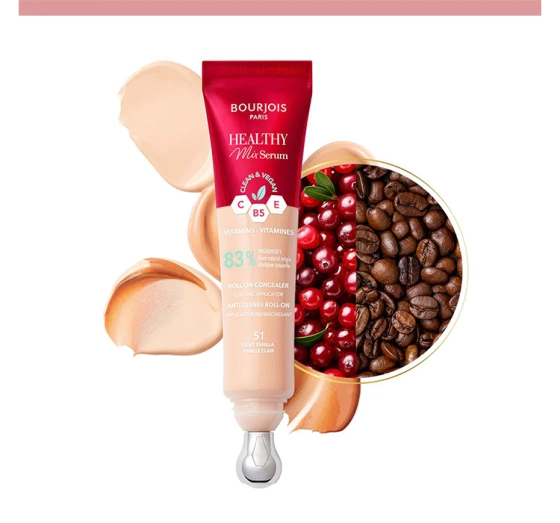 Bourjois Healthy Mix Clean Serum kryjący korektor pod oczy roll-on 49 Ivory 13 ml