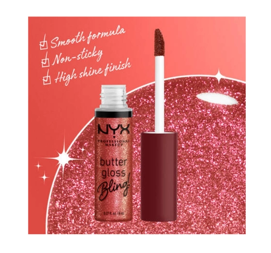 NYX Professional Makeup Butter Gloss Bling błyszczyk do ust 07 Big Spender 8 ml