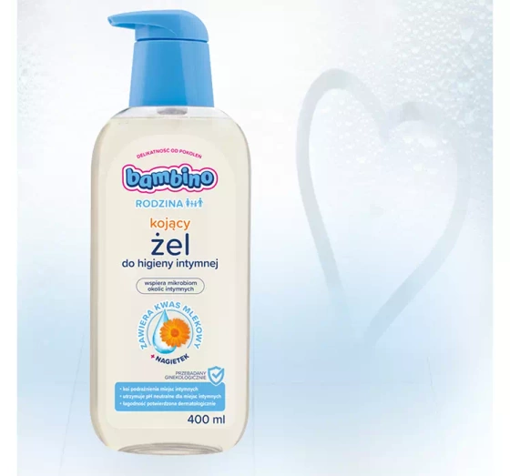 Bambino Rodzina kojący żel do higieny intymnej 400 ml