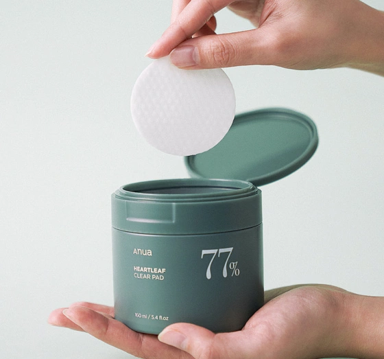 Anua Heartleaf 77 tonizujące płatki do twarzy 70 sztuk