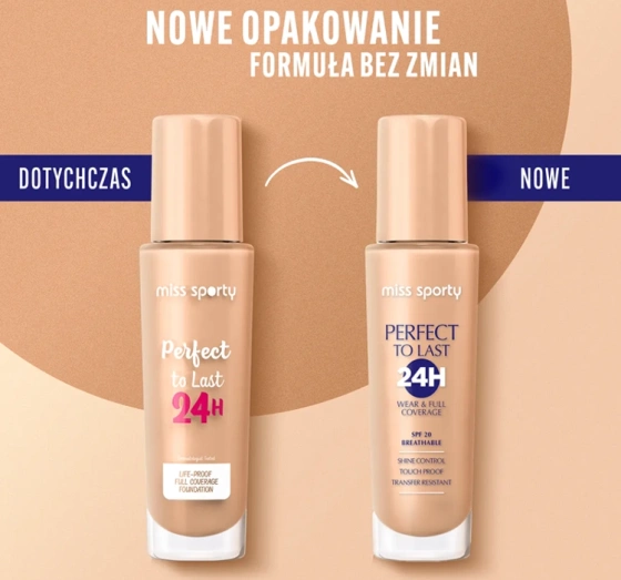 Miss Sporty Perfect to Last 24H podkład do twarzy Beige 30ml