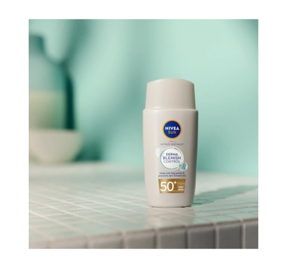NIVEA SUN Derma Skin Clear przeciwsłoneczny fluid do twarzy SPF50 40 ml