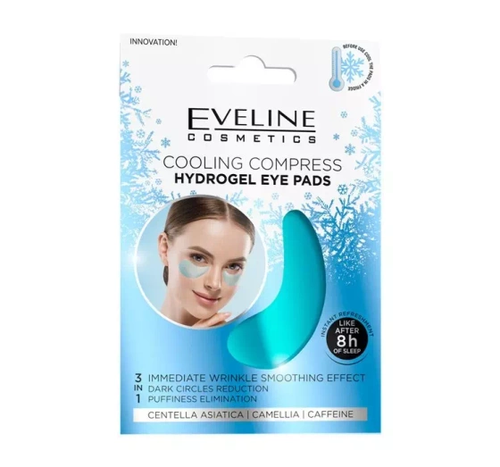 Eveline Cosmetics Chłodzący Kompres hydrożelowe płatki pod oczy 2 sztuki