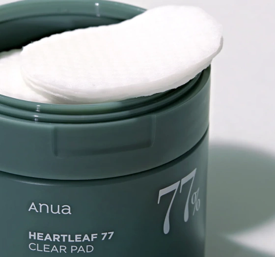 Anua Heartleaf 77 tonizujące płatki do twarzy 70 sztuk