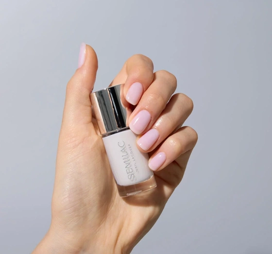 Semilac Nail Lacquer klasyczny lakier do paznokci 100 Nail Whitener 9 ml
