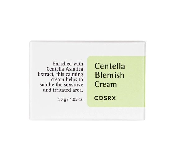 Cosrx Centella Blemish łagodzący krem do twarzy 30 g