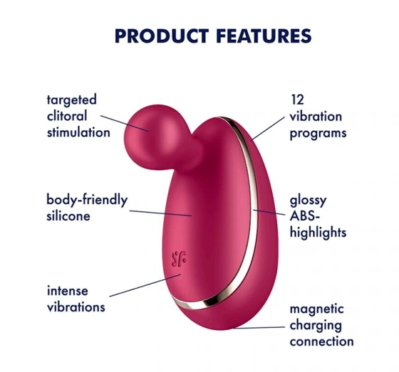 Satisfyer Spot On 1 wibrator punktowy Red