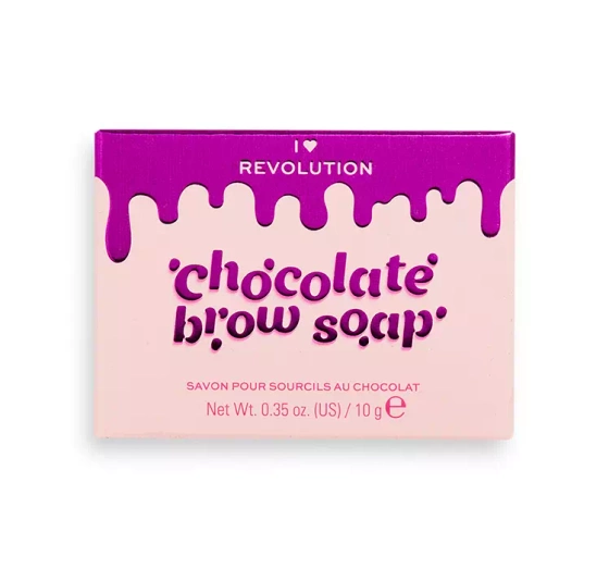 I Heart Revolution Chocolate Brow Soap przezroczyste mydło do brwi ze szczoteczką 10 g