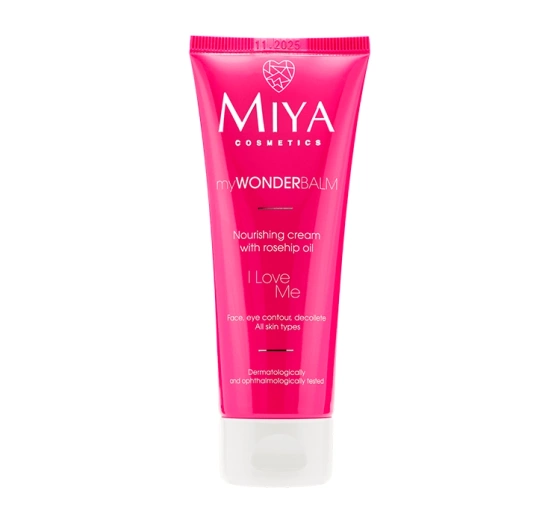 MIYA COSMETICS MYWONDERBALM I LOVE ME KREM ODŻYWCZY Z WODĄ RÓŻANĄ 75ML
