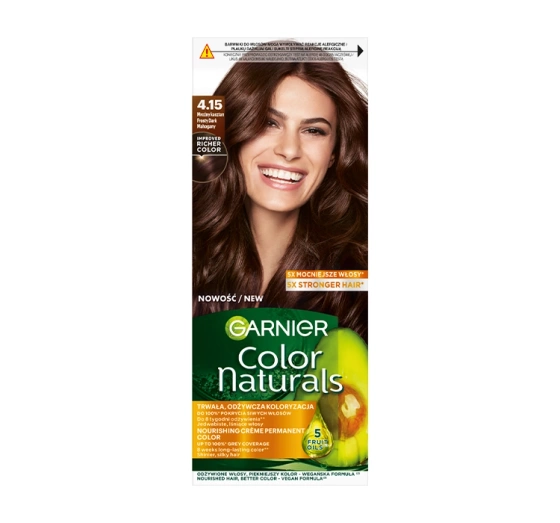 Garnier Color Naturals trwała farba do włosów 4.15 Mroźny Kasztan