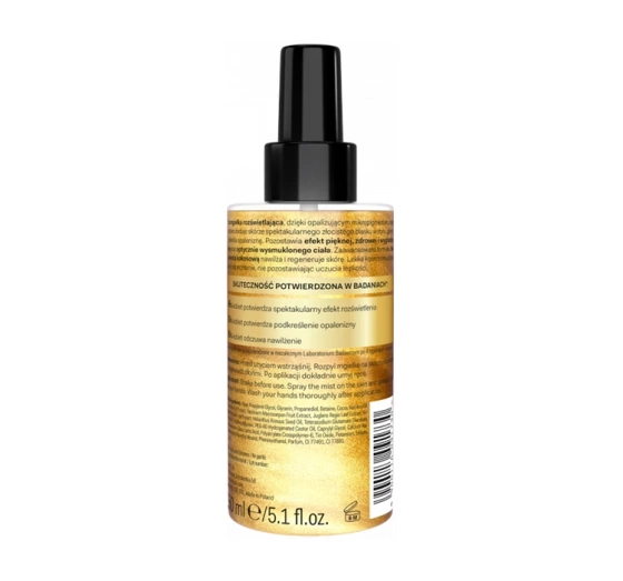 MORE4CARE GET YOUR TAN ZŁOTA MGIEŁKA ROZŚWIETLAJĄCA 150ML