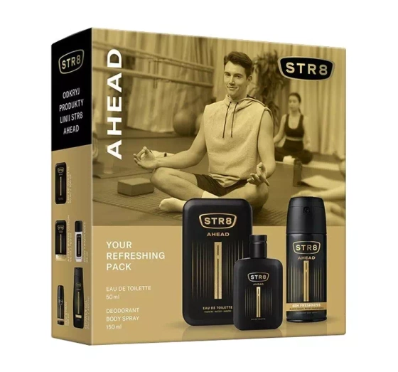STR8 Ahead woda toaletowa 50 ml dezodorant spray 150 ml