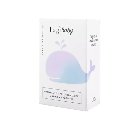 Hagi Baby naturalne mydło dla dzieci z olejem ryżowym 100 g
