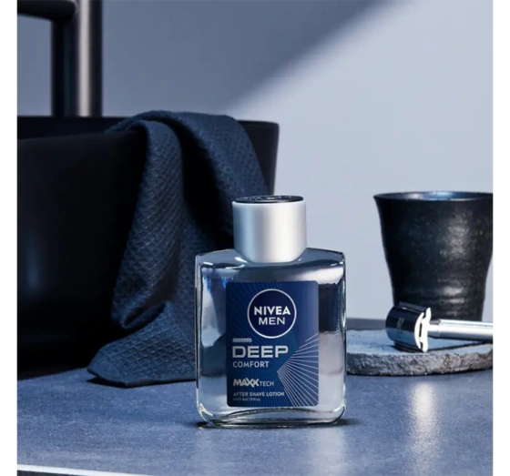 NIVEA MEN Deep Comfort antybakteryjna woda po goleniu 100 ml