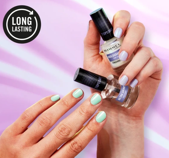 Rimmel Holographic top coat lakier do paznokci 12ml