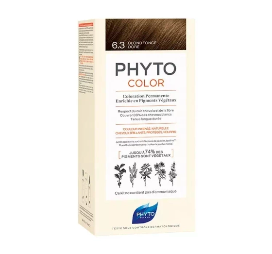 Phyto Phytocolor farba do włosów 6.3 Dark Golden Blonde