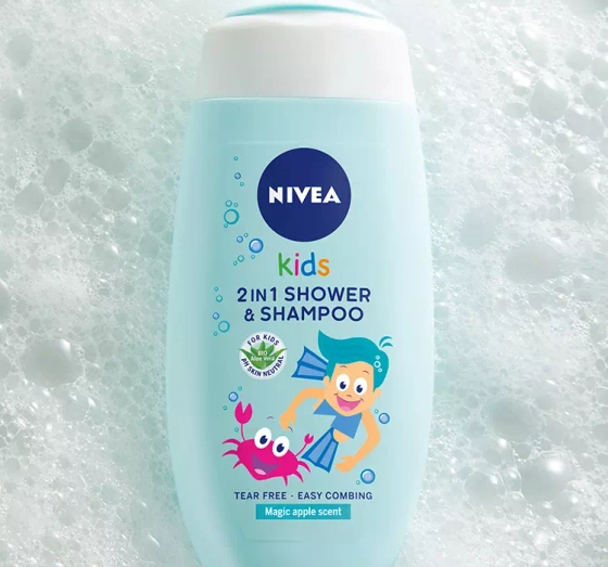 NIVEA KIDS żel do mycia ciała i włosów 2w1 Magic Apple 500 ml