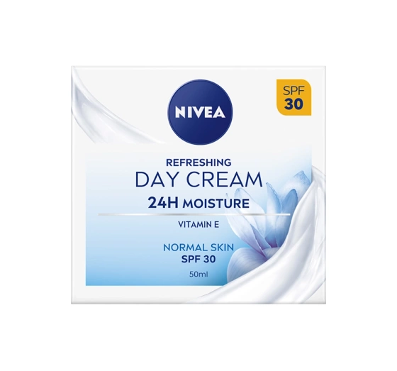 NIVEA 24h Nawilżenia odświeżający krem do twarzy na dzień SPF30 50 ml